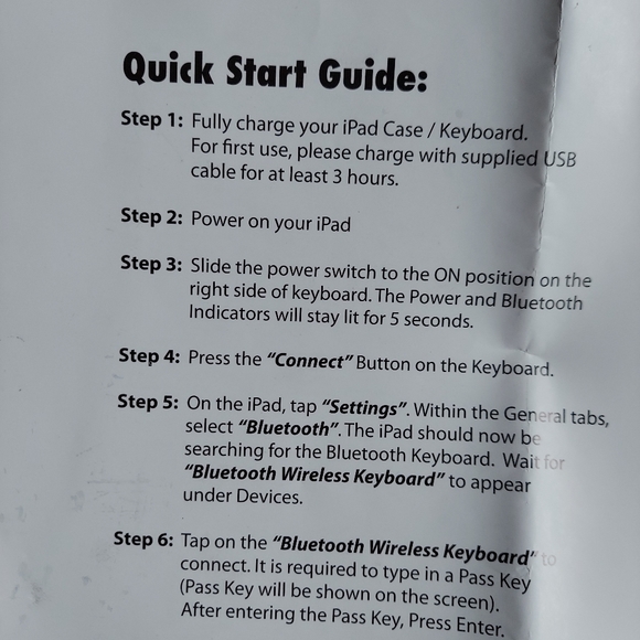 Bluetooth Tablet Keyboard Case - Picture 12 of 12